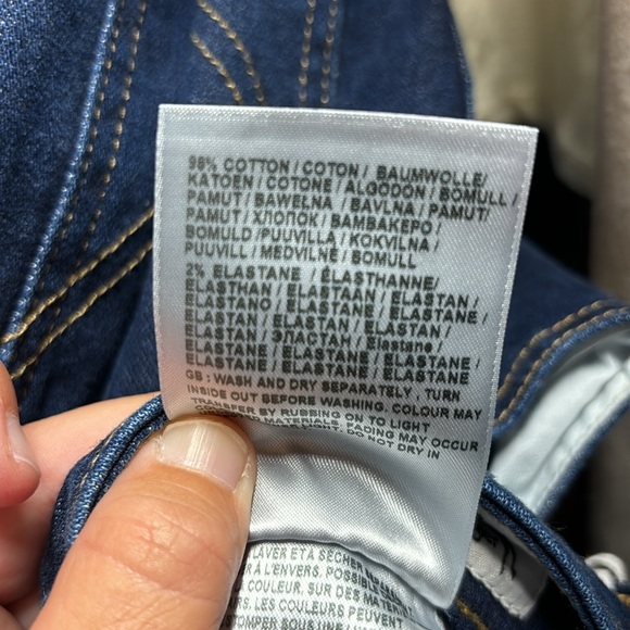 Free People X Wrangler Wanderer 622 High Rise Flare Jeans. NWT. Dark Wash - Picture 12 of 13